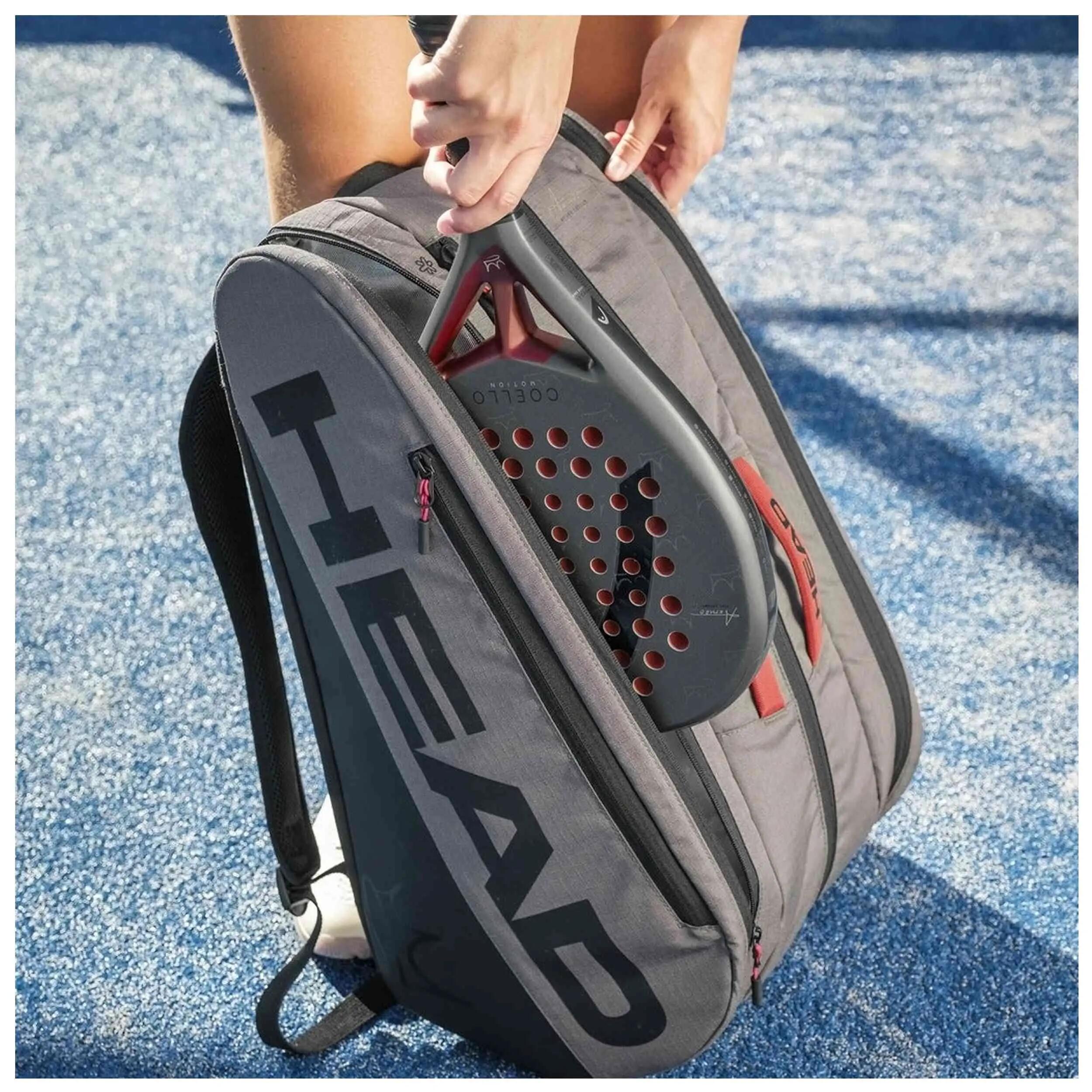 Bolsa padel Head Coello Tour L Cinzento Escuro 2026 2/6