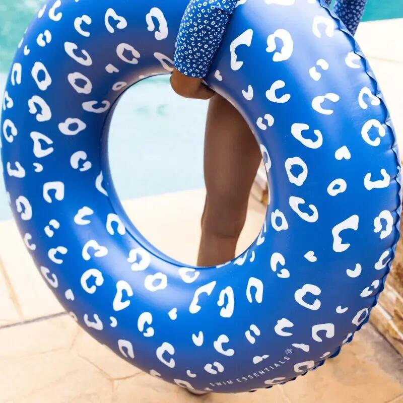 Swim Essentials Swim Ring - Blue - Leopard - Ø 90 Cm 2/3