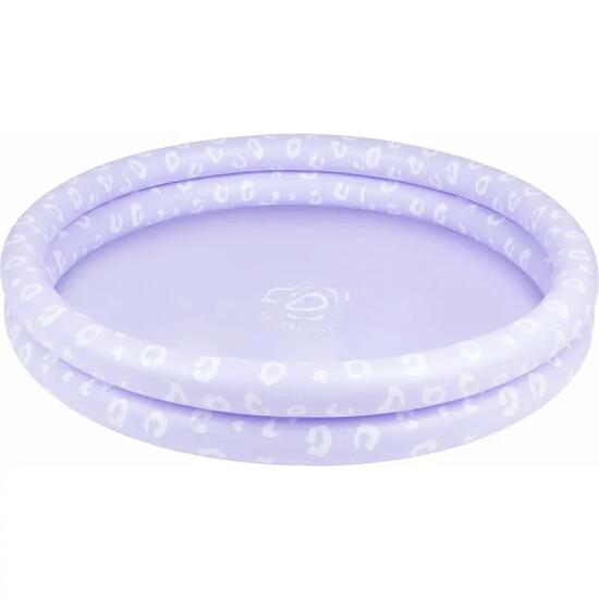 Piscine pour enfants gonflable lila imprimé léopard diamètre 100 cm