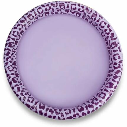 Piscine pour enfants gonflable violet imprimé léopard diamètre 100 cm