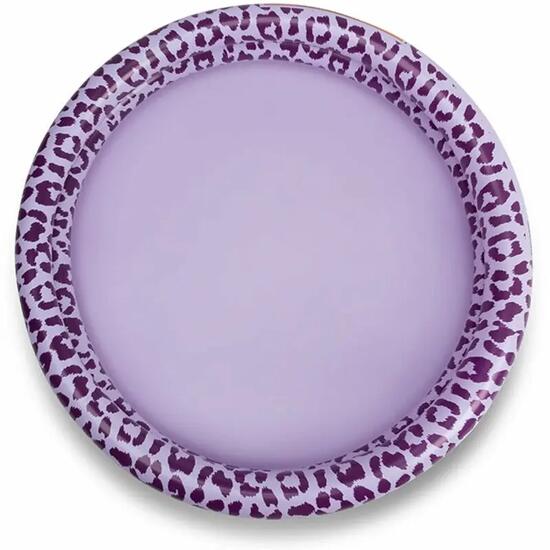 Piscine pour enfants gonflable violet imprimé léopard diamètre 100 cm