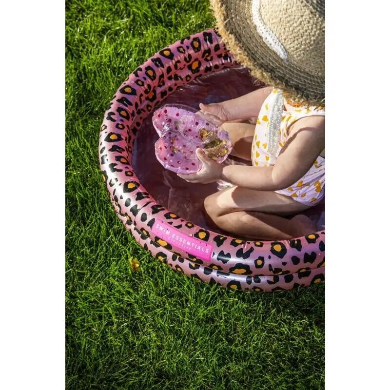 Swim Essentials Baby zwembad panterprint roségoud 100x15 cm 2/7