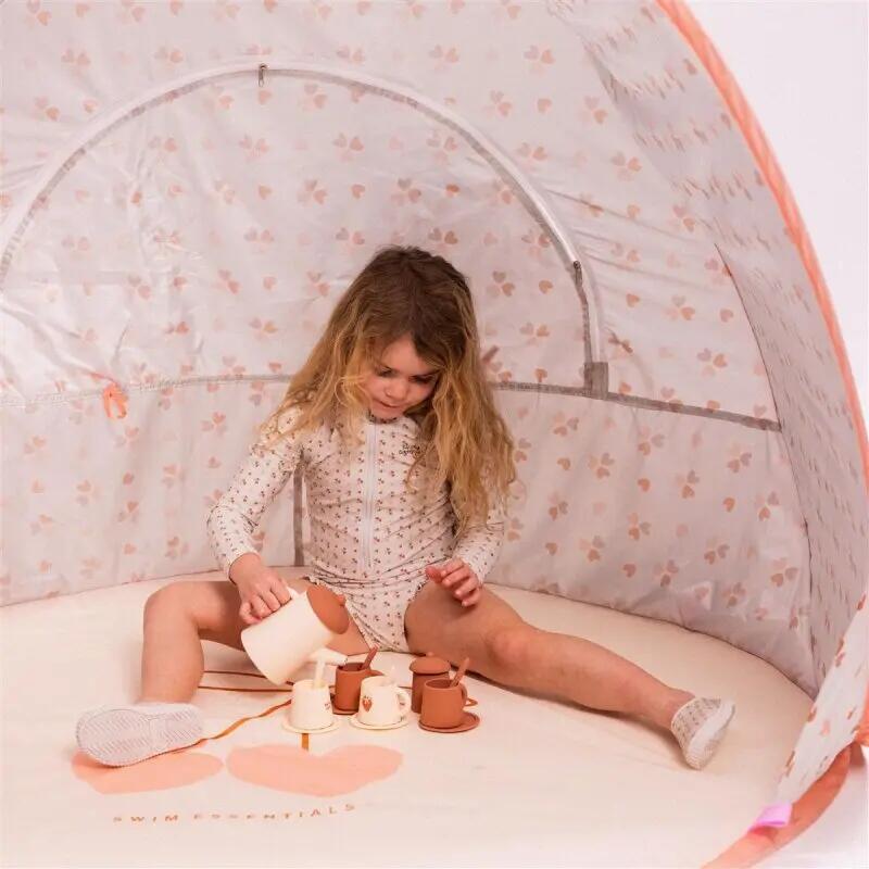 Swim Essentials Silicone Tea Set Toys - Red/white - Strawberry Fields 5/5