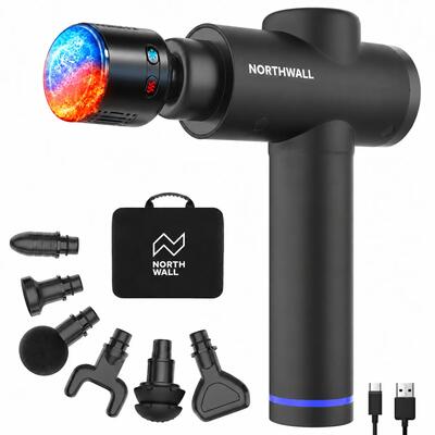 Massage gun pro met infrarood en koude massagekop - massage pistool
