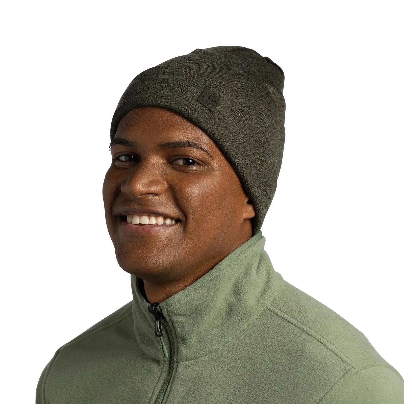 Gorro Merino Heavyweight Unisex Buff Marrón ÚNICA 3/7
