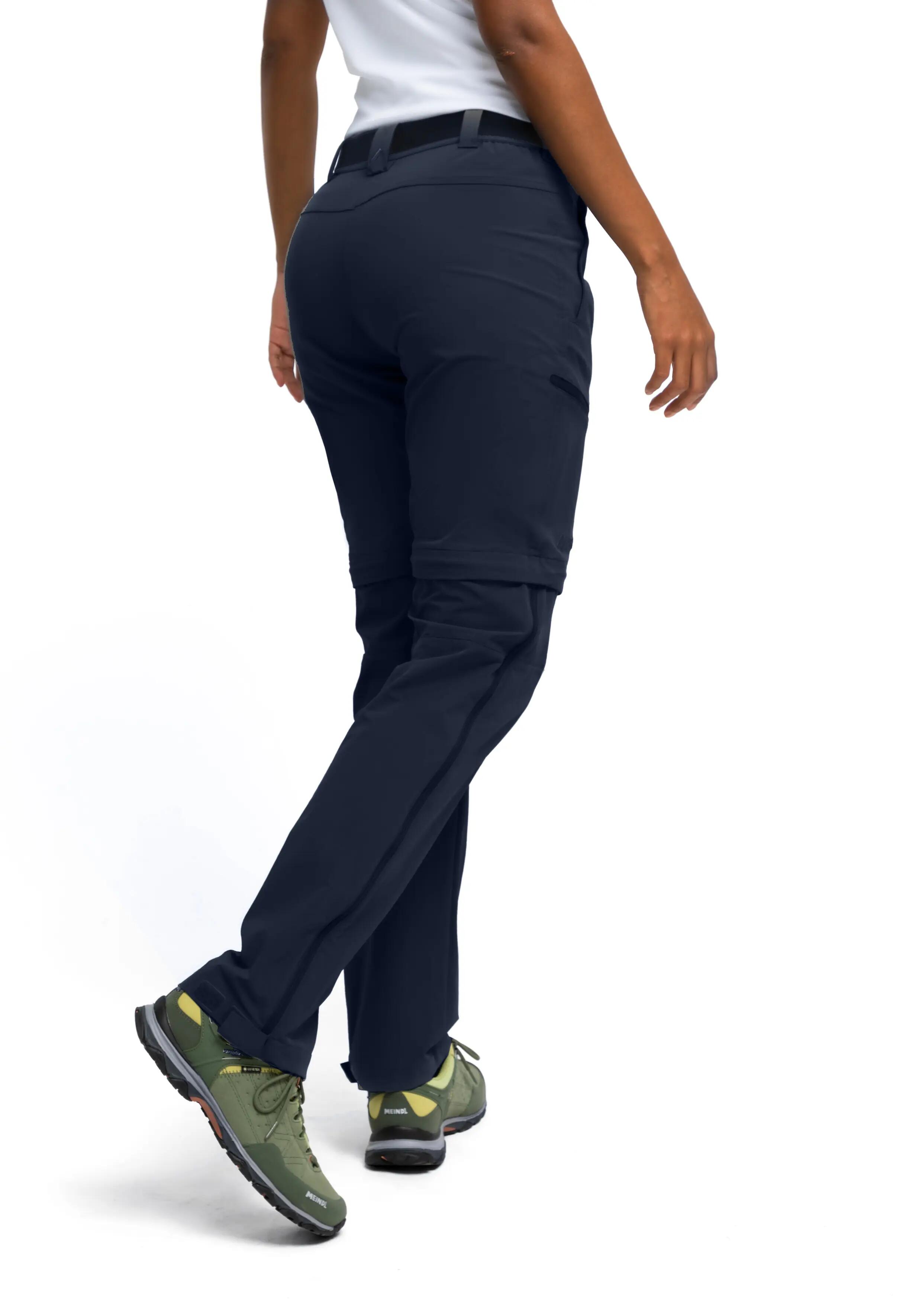 Maier Sports Nata Short Convertible Trousers Women's Blue 6/8