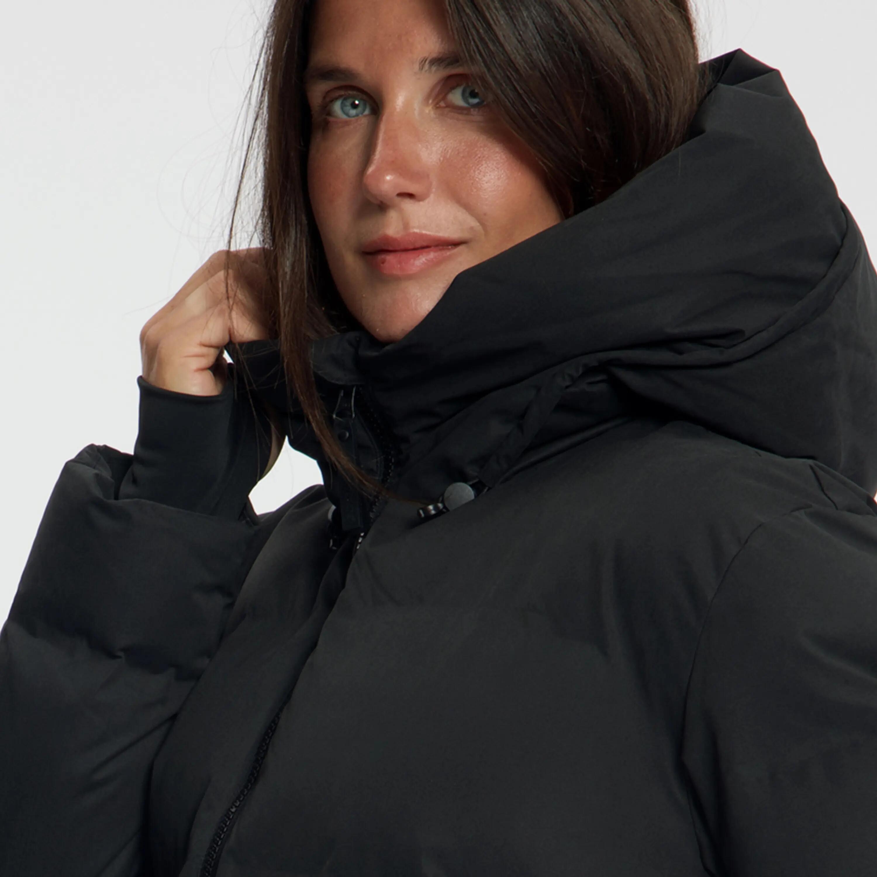 Odda Dames - Puffer winterjas - Waterdicht - Zwart 4/8