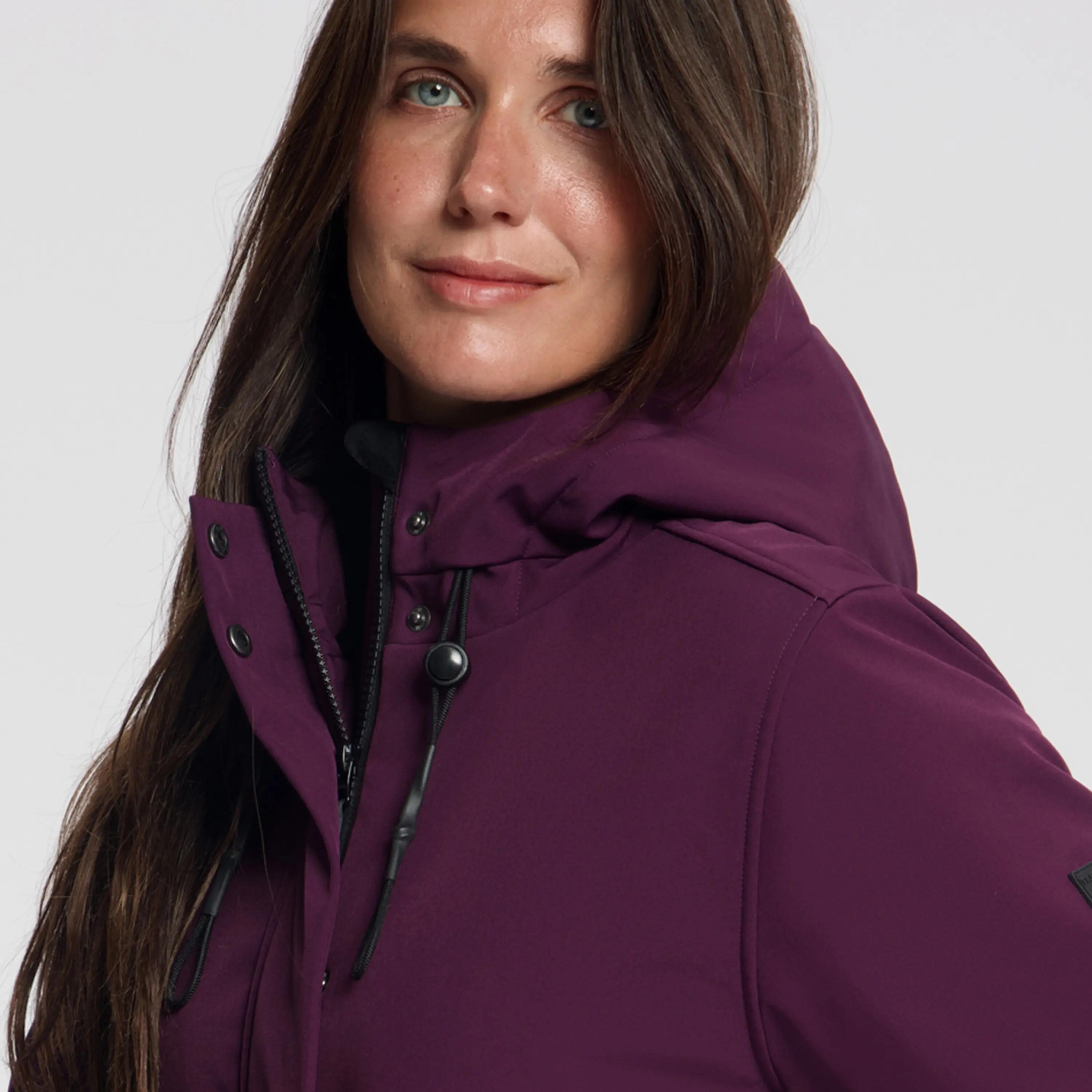 Nykke Femme - Veste softshell - Imperméable - Violet 3/8