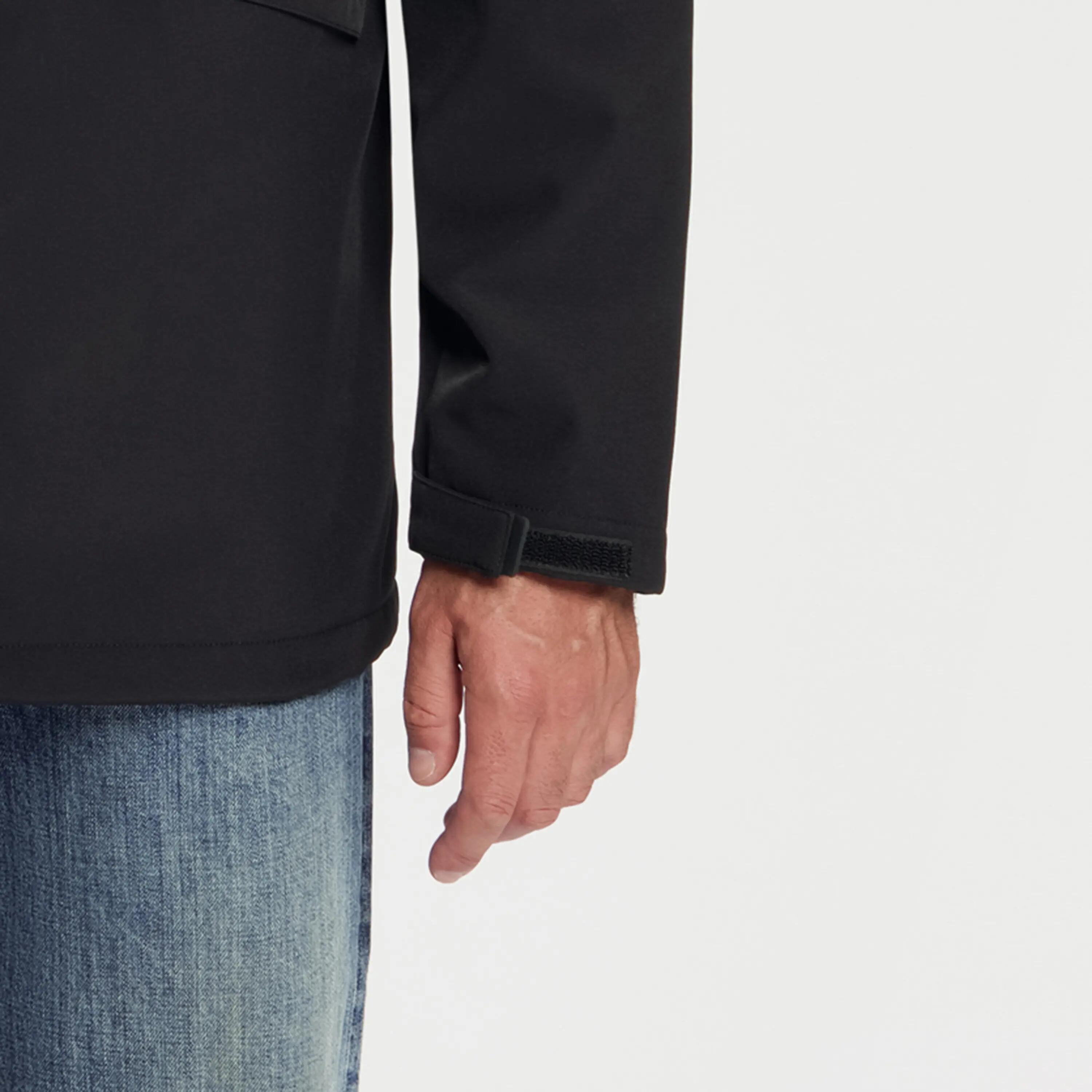 Njal Heren - Softshell Jas - Waterdicht - Zwart 3/8