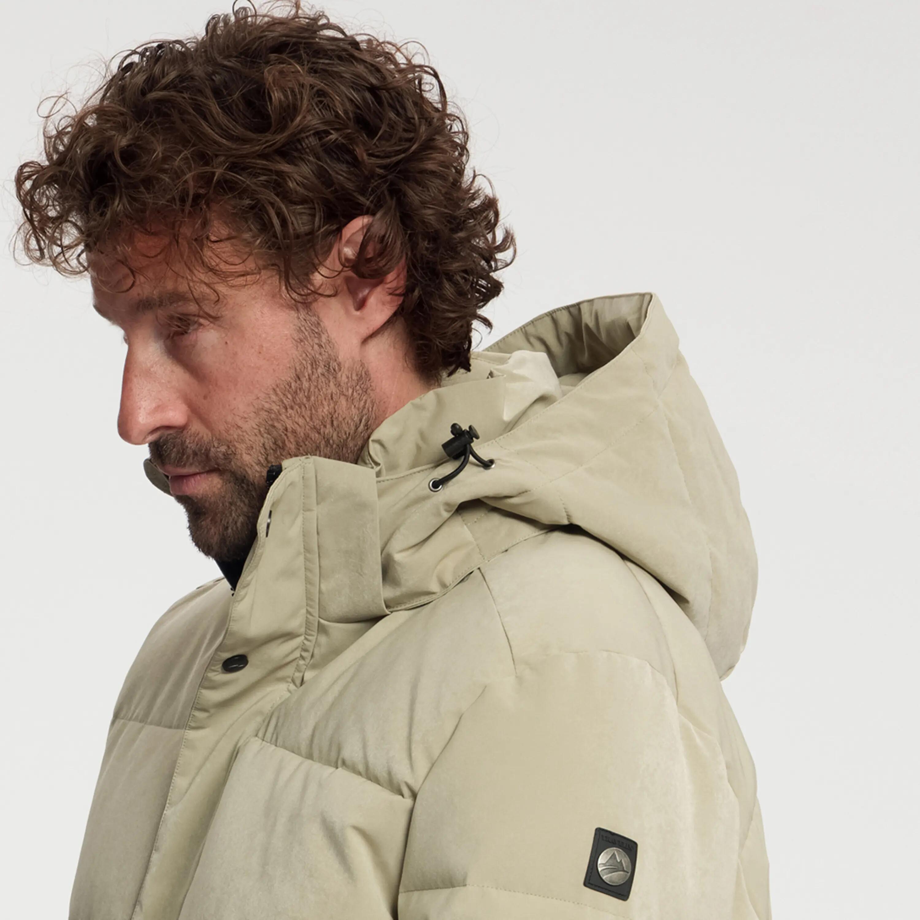 Asberg Heren - Puffer winterjas - Waterdicht - Lichtbruin 3/7