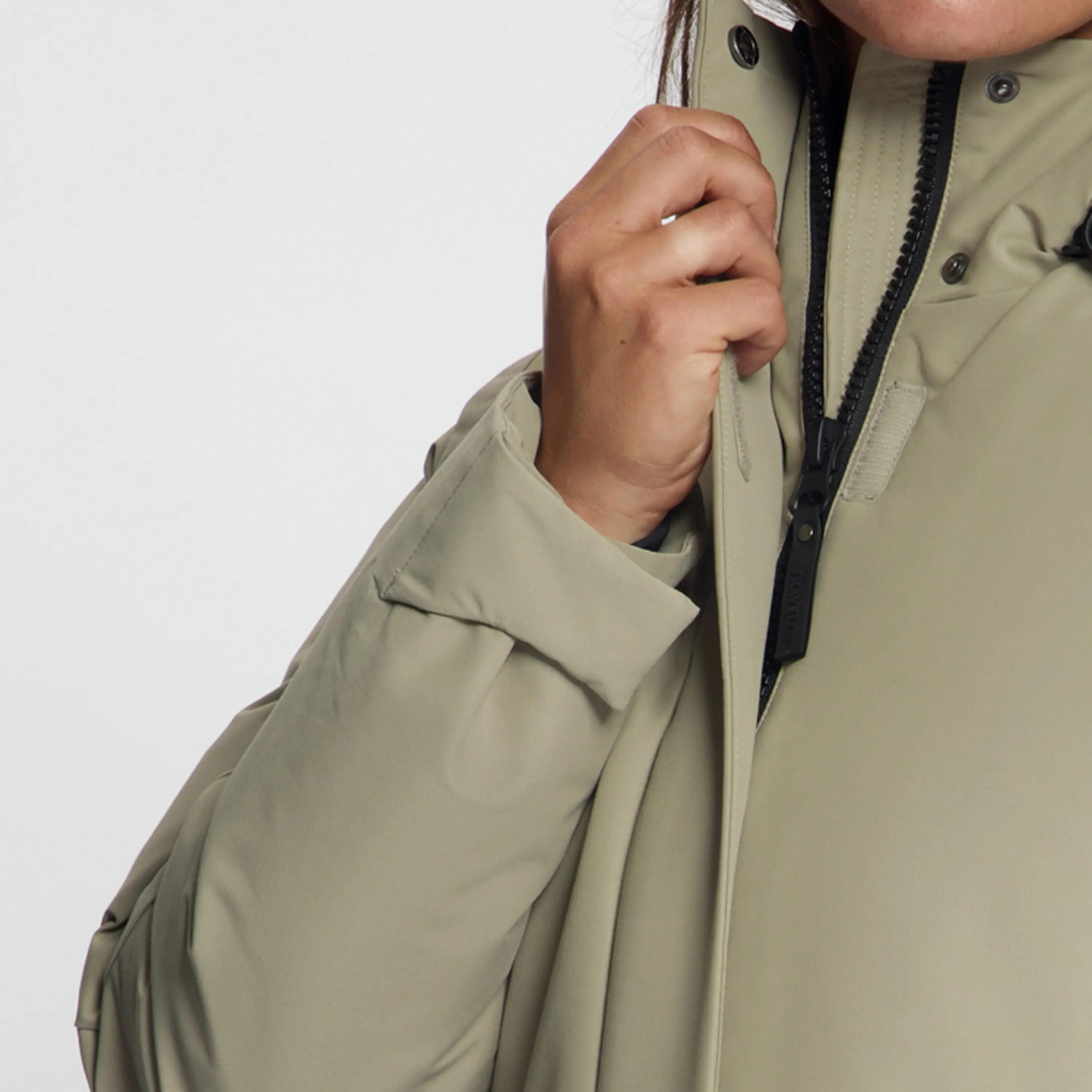 Sissel Damen – Hardshell-Winterjacke – Wasserdicht – Hellbraun 4/8