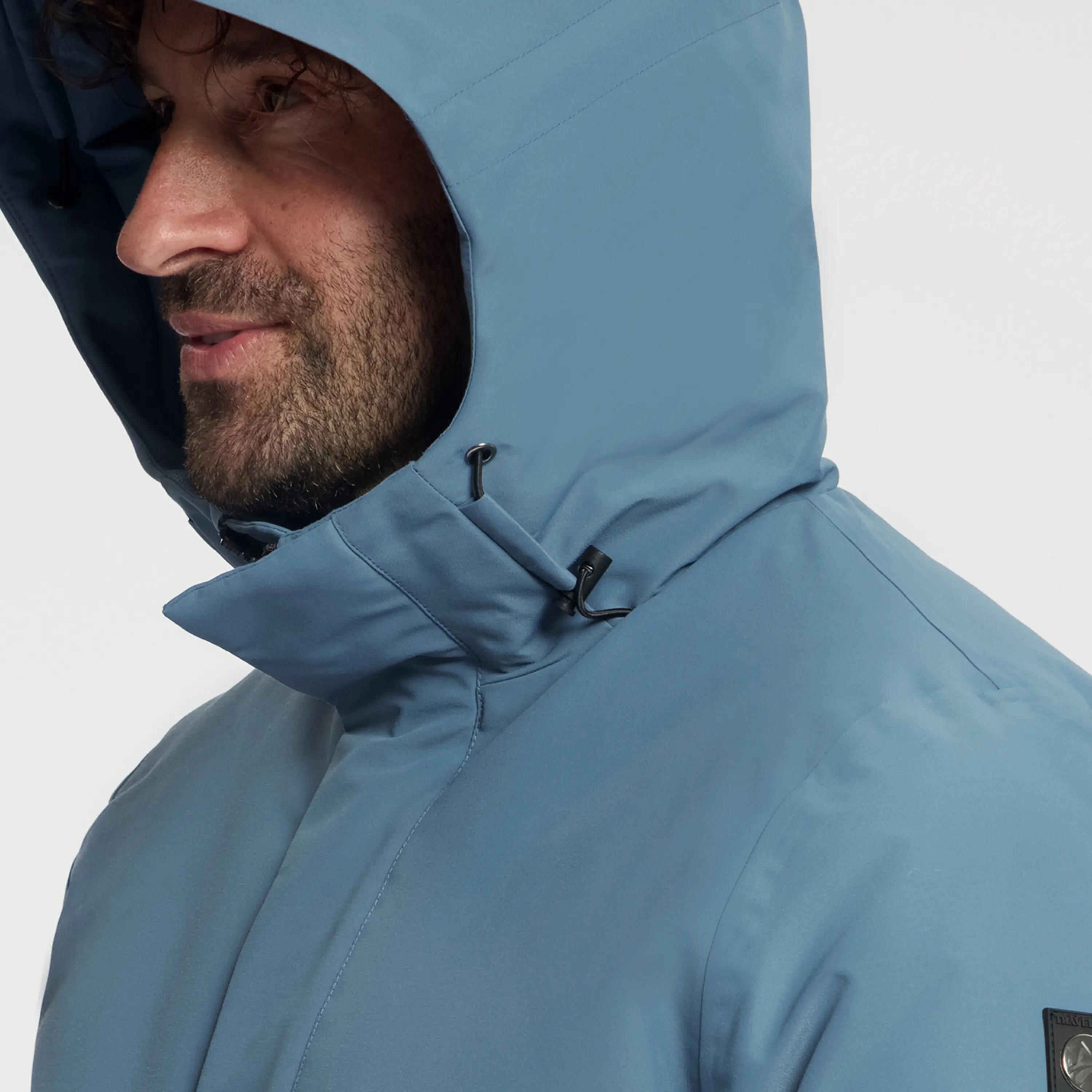Sune Homme - Veste d'hiver Hardshell - Imperméable - Bleu 3/9