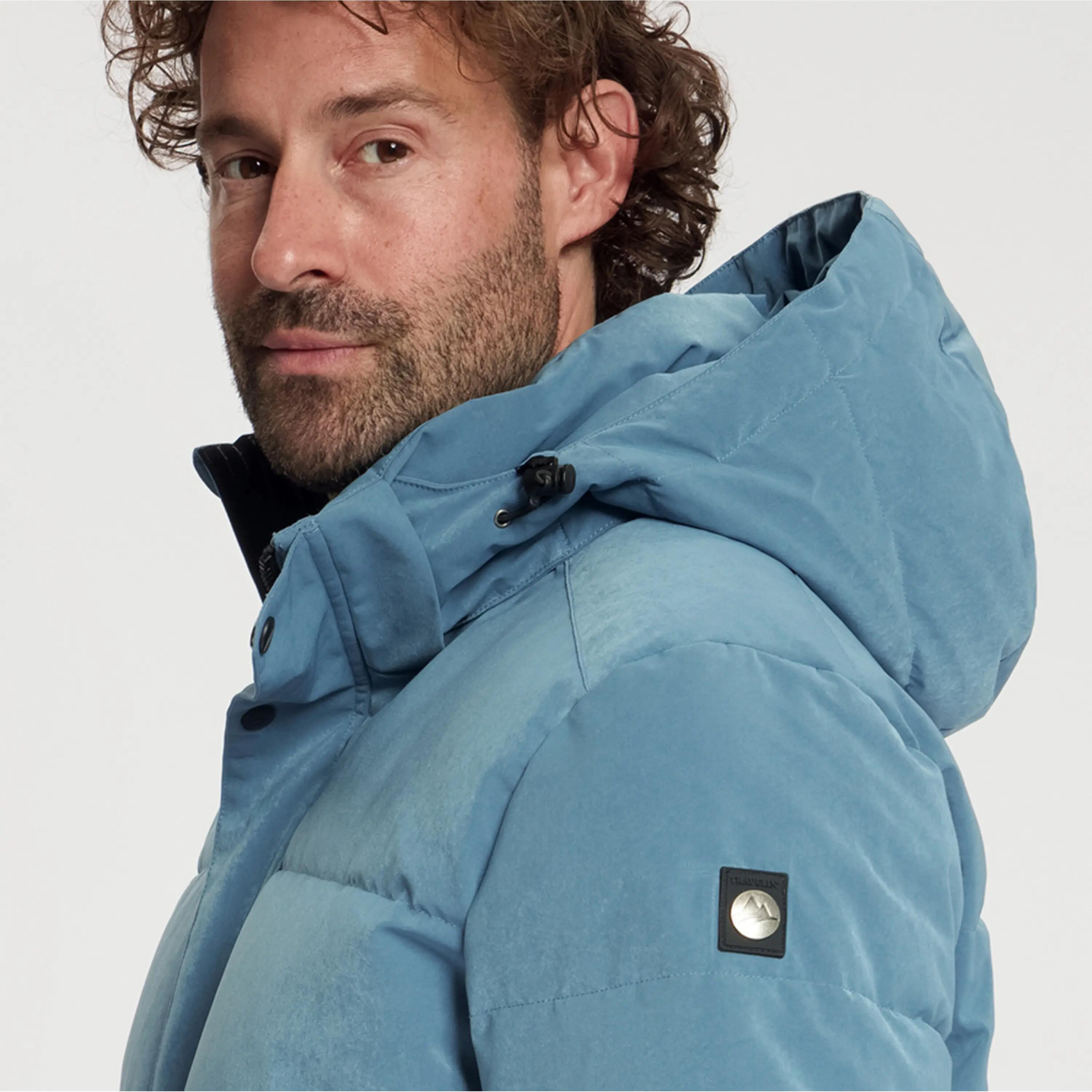 Asberg Heren - Puffer winterjas - Waterdicht - Blauw 3/7