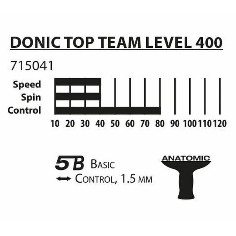 Raquette de tennis de table Donic Top Team 400 2/2