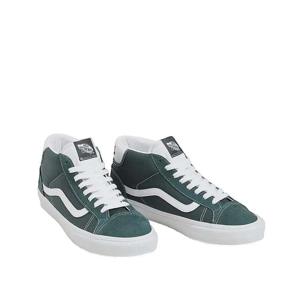 Chaussures Vans Mid Skool Verte 3/3