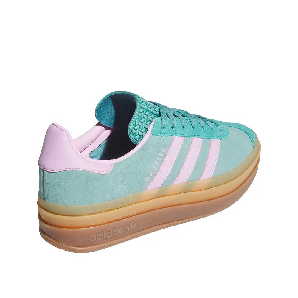 Chaussures adidas Gazelle Bold Femme Vert/Rose 4/6