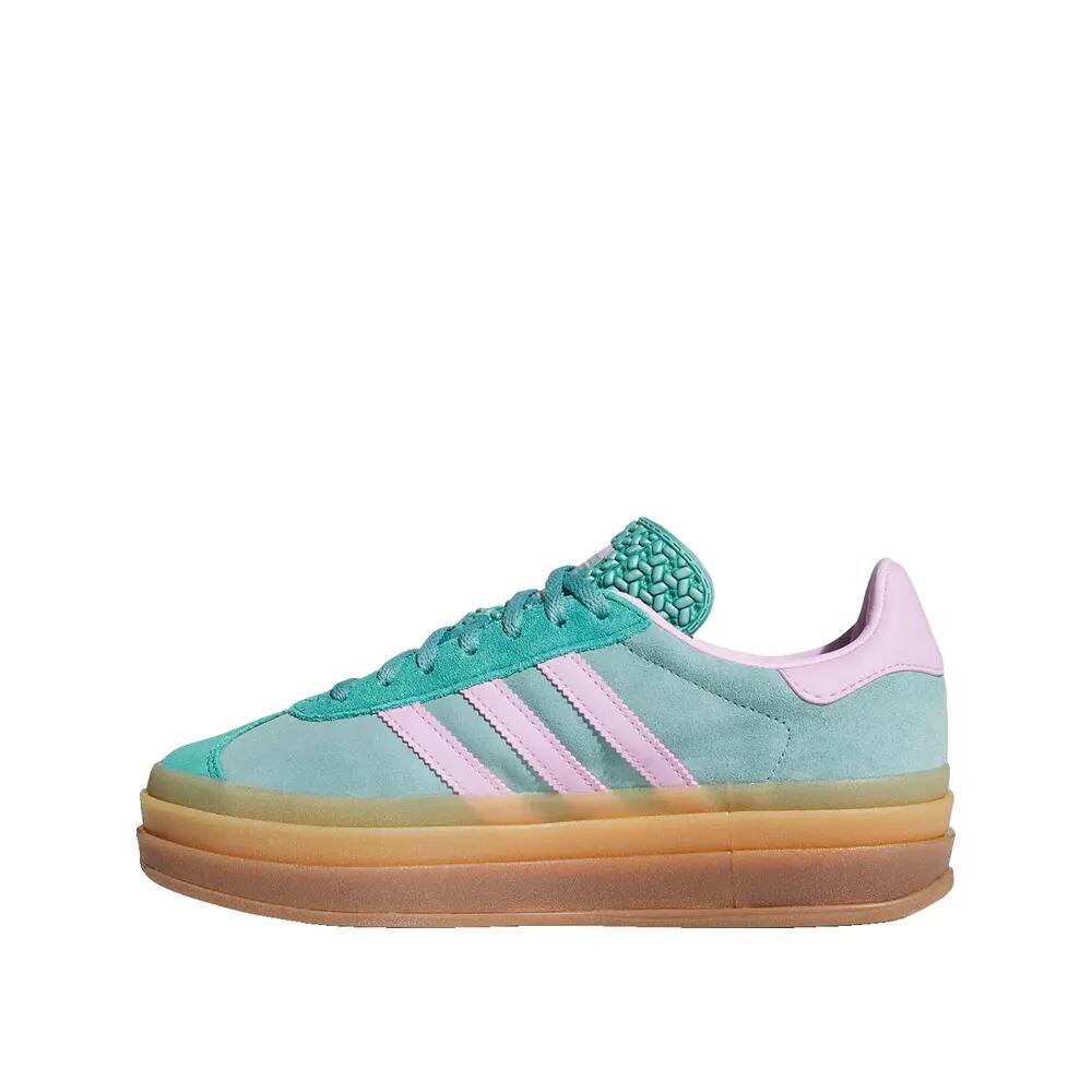 Chaussures adidas Gazelle Bold Femme Vert/Rose 2/6