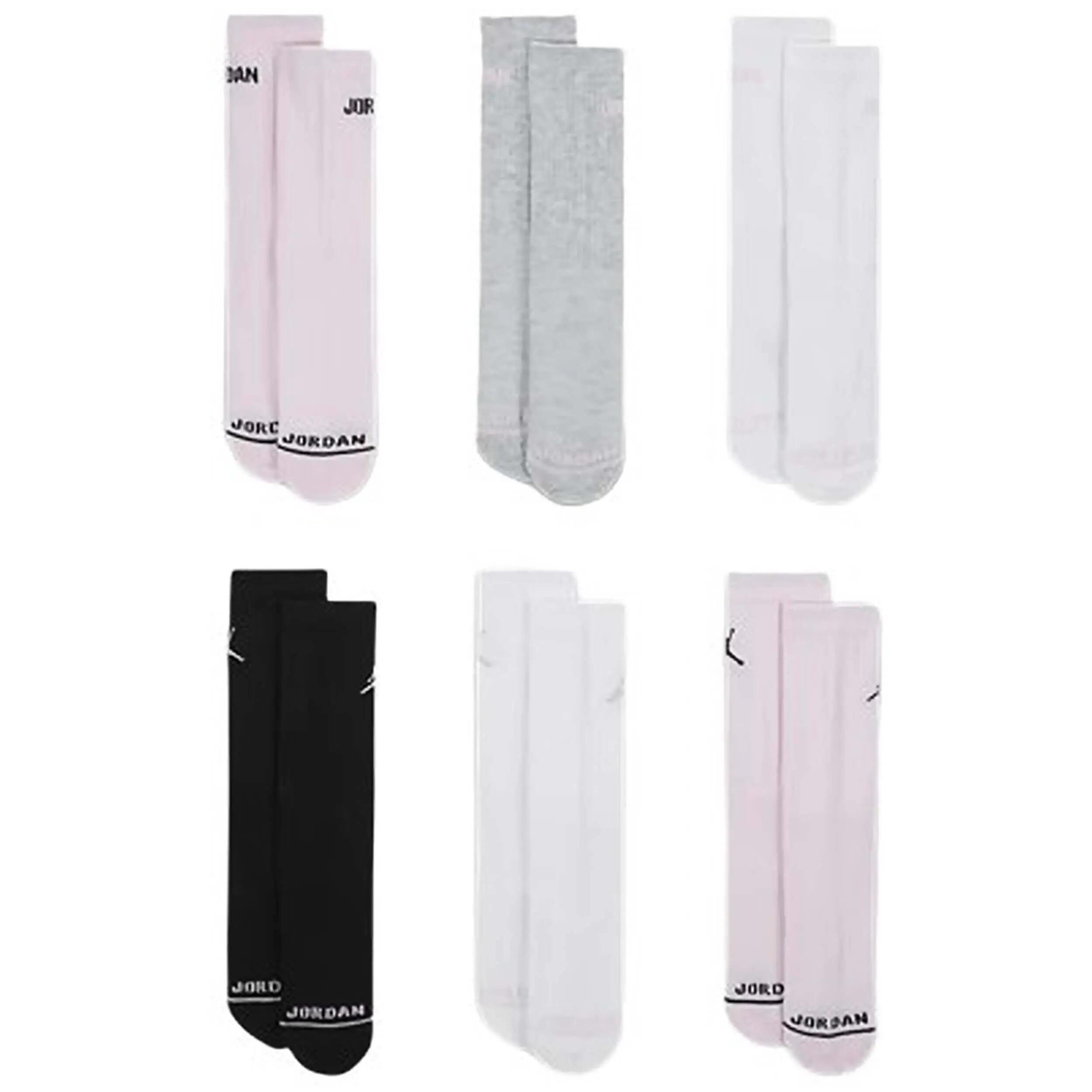 Jordanien Socken Jordan Jhg Mädchen Crew Mädchen rosa Pack 2/5