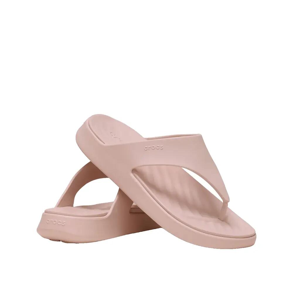 Tongs Crocs Getaway Triangle Rose 3/6