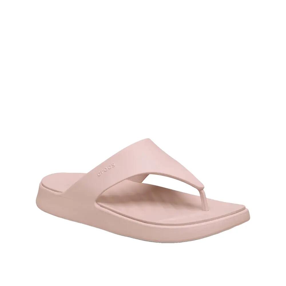 Tongs Crocs Getaway Triangle Rose 2/6