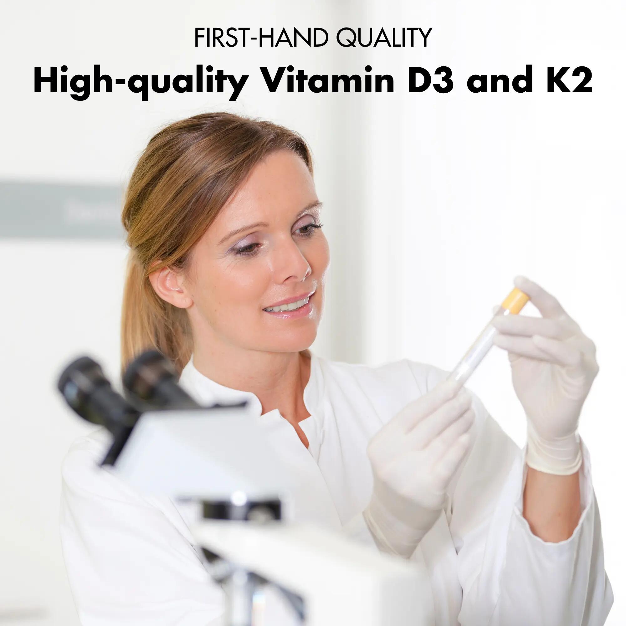 Vitamine D3 + K2 tabletten 20.000 IE + 200 µg MK-7 7/9