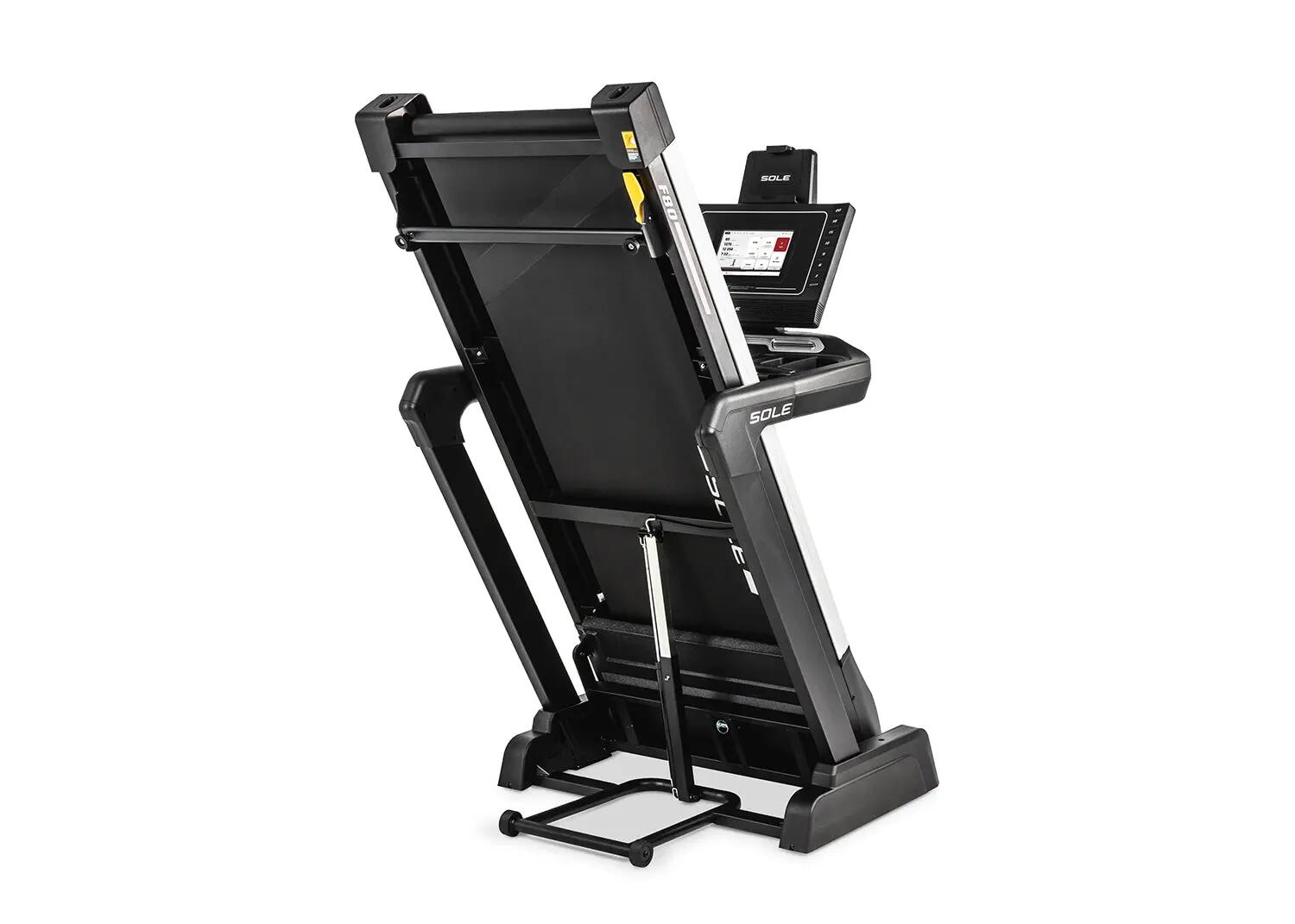 Opklapbare loopband F80 voor fitness en cardio 6/15
