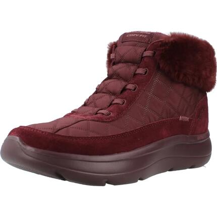 Flache Stiefeletten Damen Skechers Bordeaux