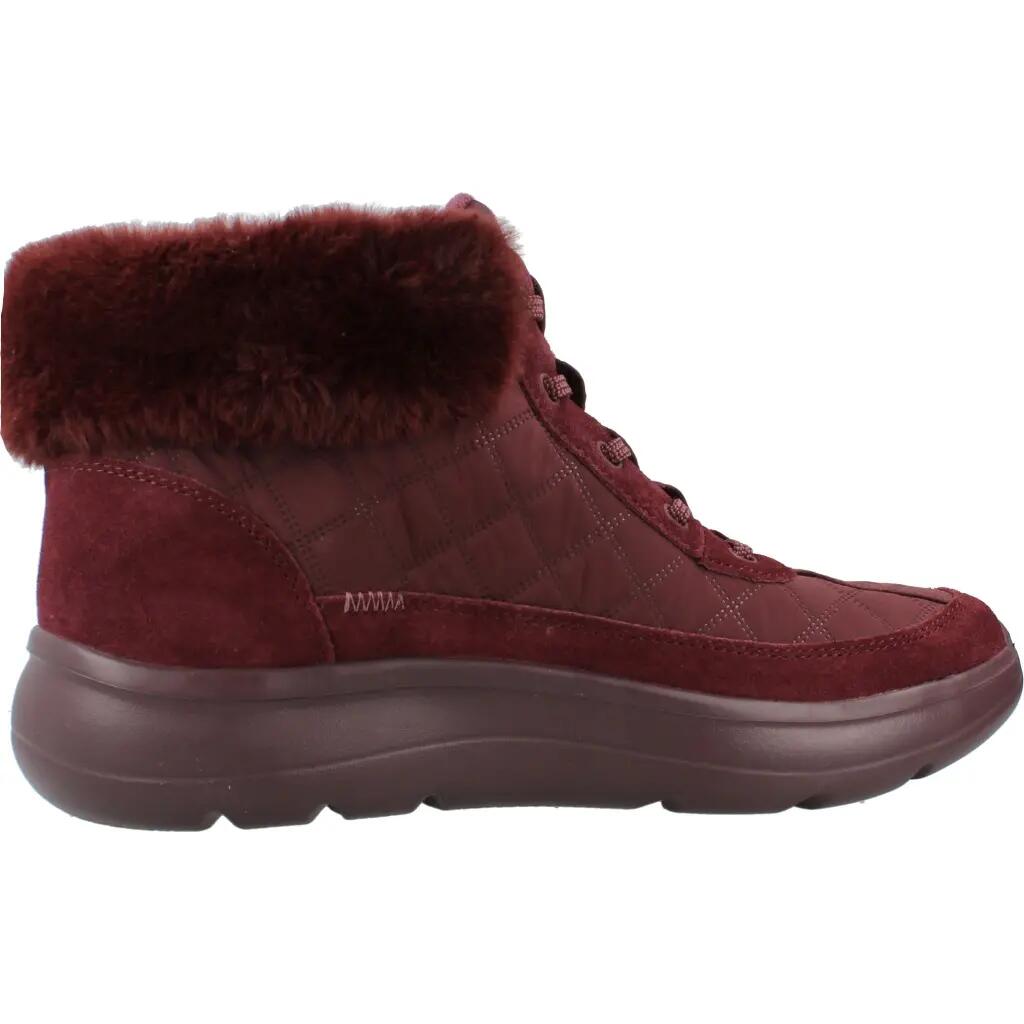 Botines Planos Mujer Skechers On-the-go Encore - Cozy Fit Me Burdeos 4/5
