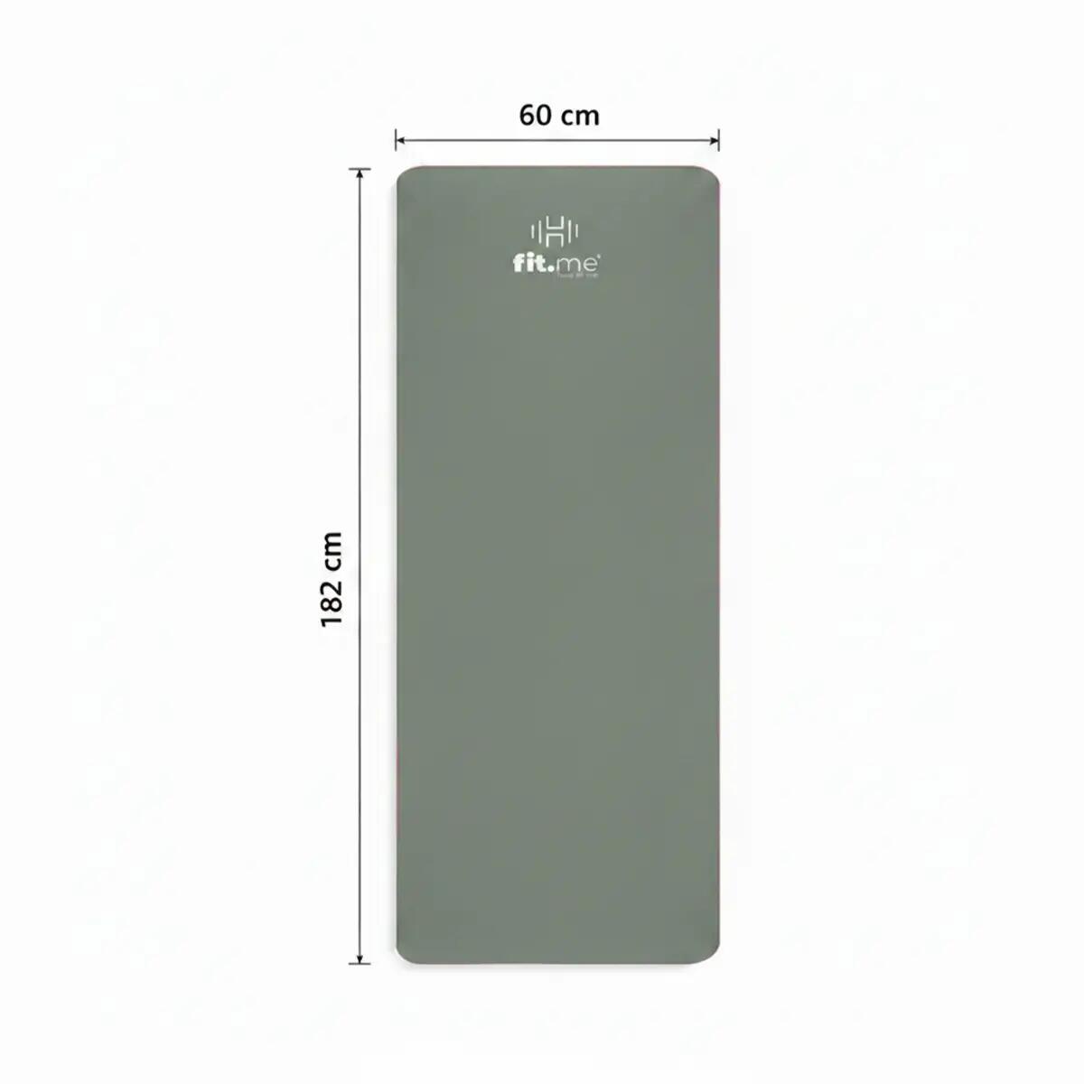 Mata do ćwiczeń i jogi NBR 1,5 cm, 182 × 60 cm, z paskiem do noszenia 7/8