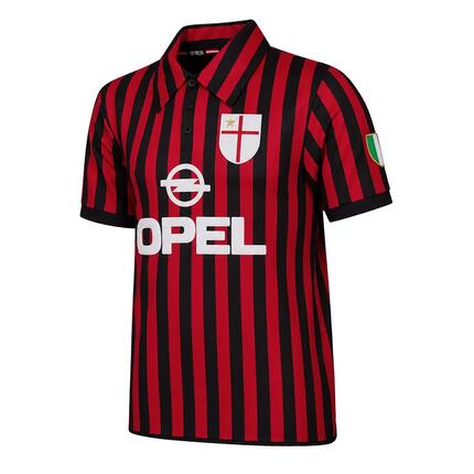 Retro koszulka piłkarska – Męska – AC Milan 2000 – Czerwony - Czarny