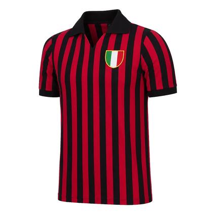 Retro koszulka piłkarska – Męska – AC Milan 1963 – Czarny - Czerwony