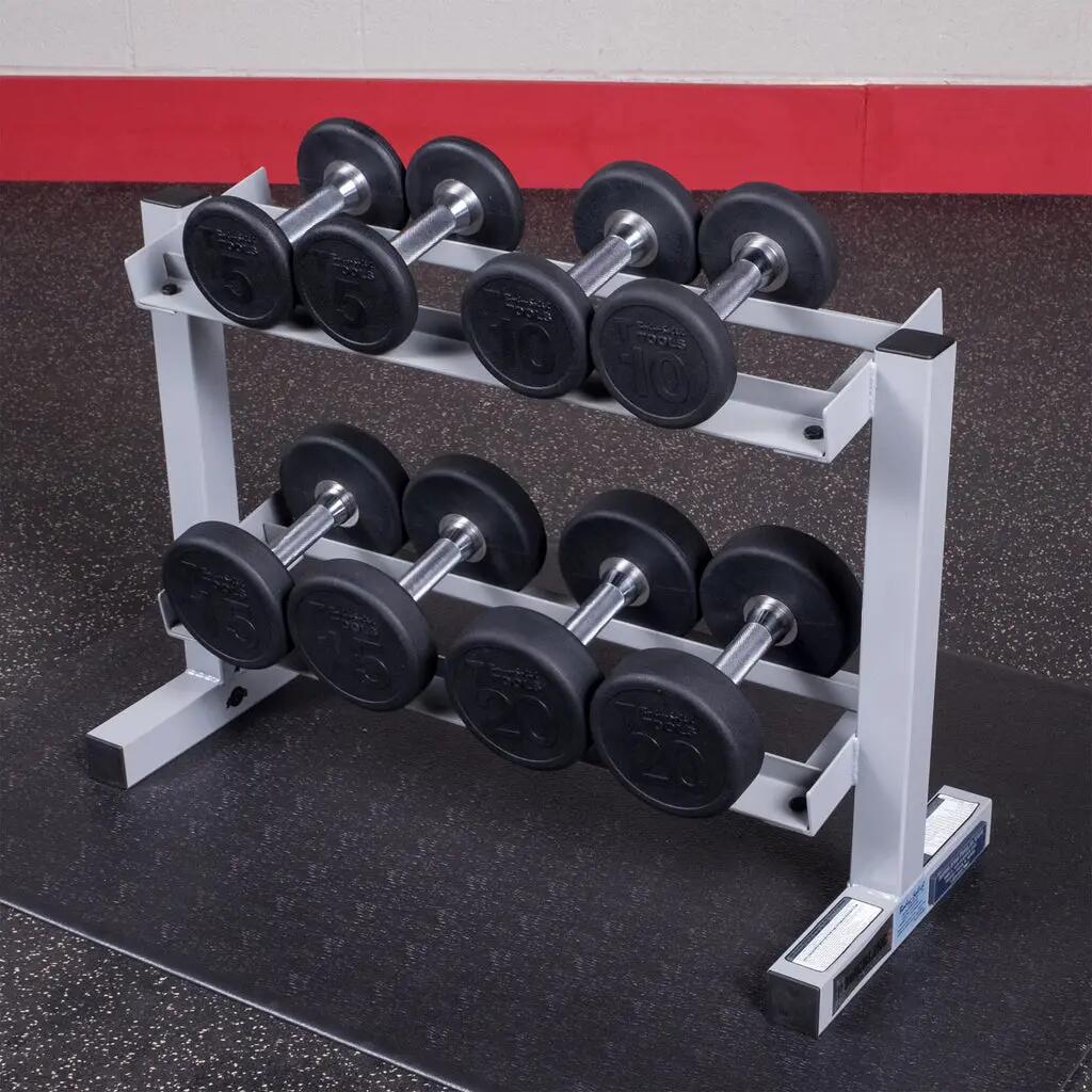 Suporte para halteres PDR282X para fitness e treino de força 6/6