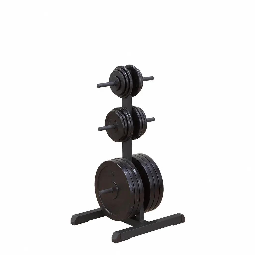 Suporte para armazenamento de discos GSWT para fitness e treino de força 4/4