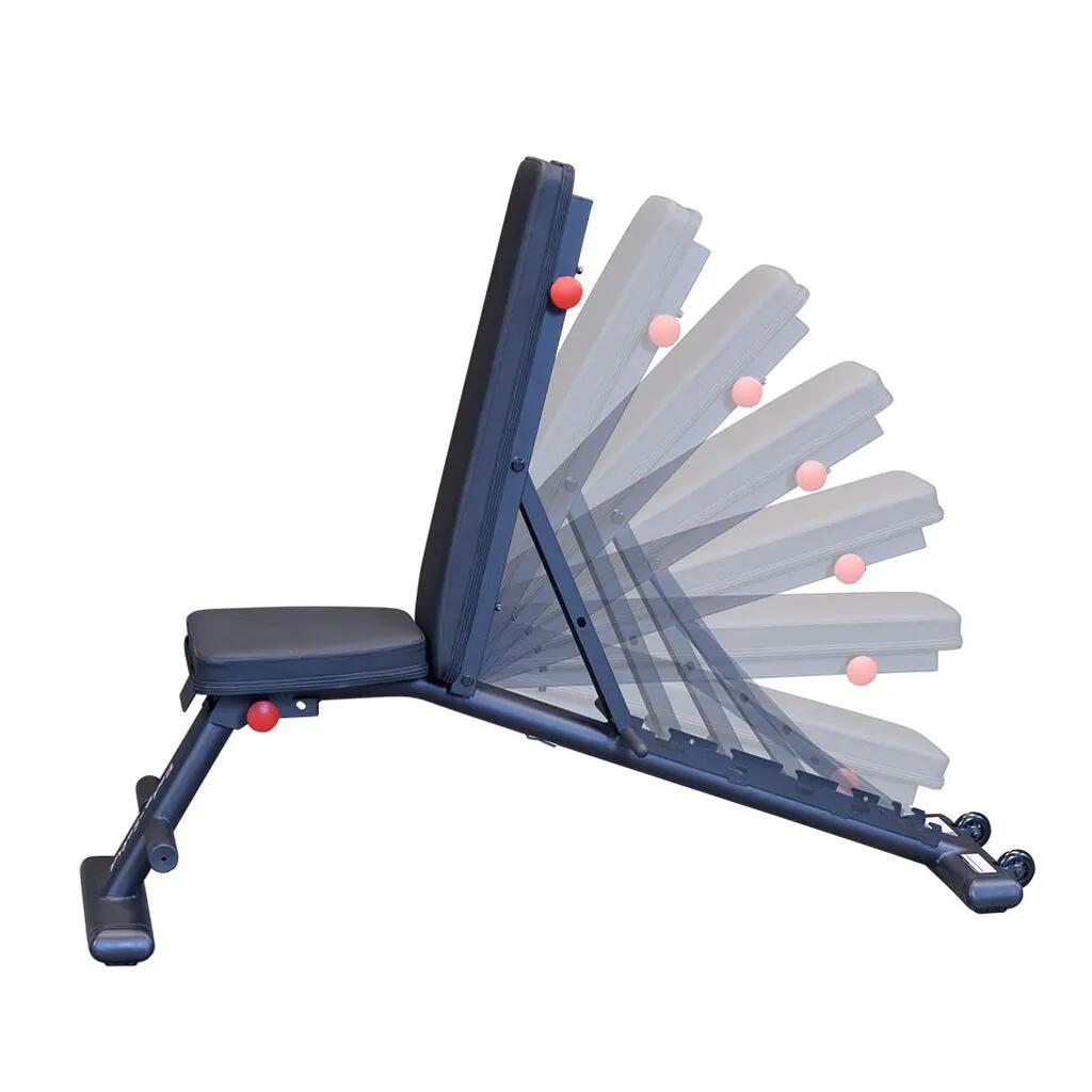 Banc multiple pliable GFID225 pour fitness et musculation 9/14