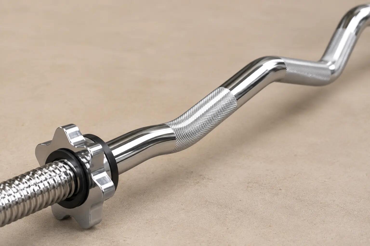 Body-Solid Barre Standard EZ Curl Filetée 120 cm (Ø25 mm) STEZCBTR 4/4