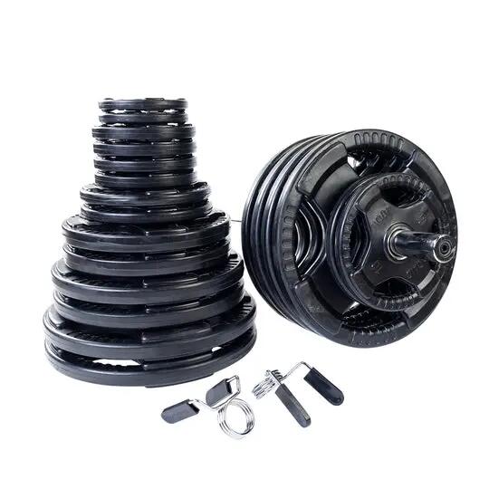 Disques oly en caoutchouc ORTK10 pour fitness et musculation 7/7