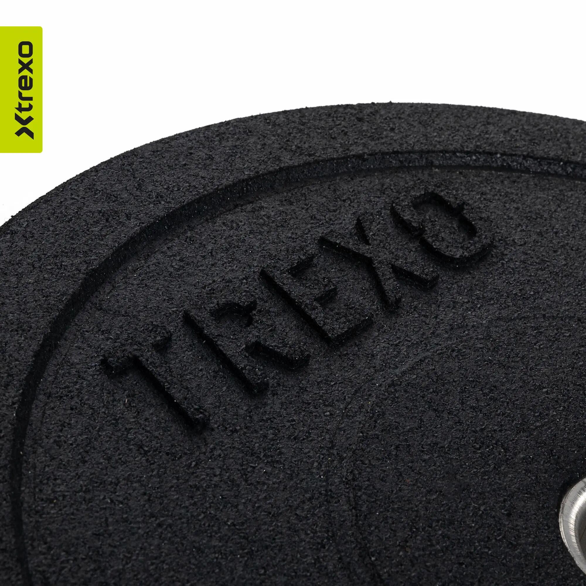 Discuri greutăți antrenament de forță disc bumper 10 kg, negru 3/7