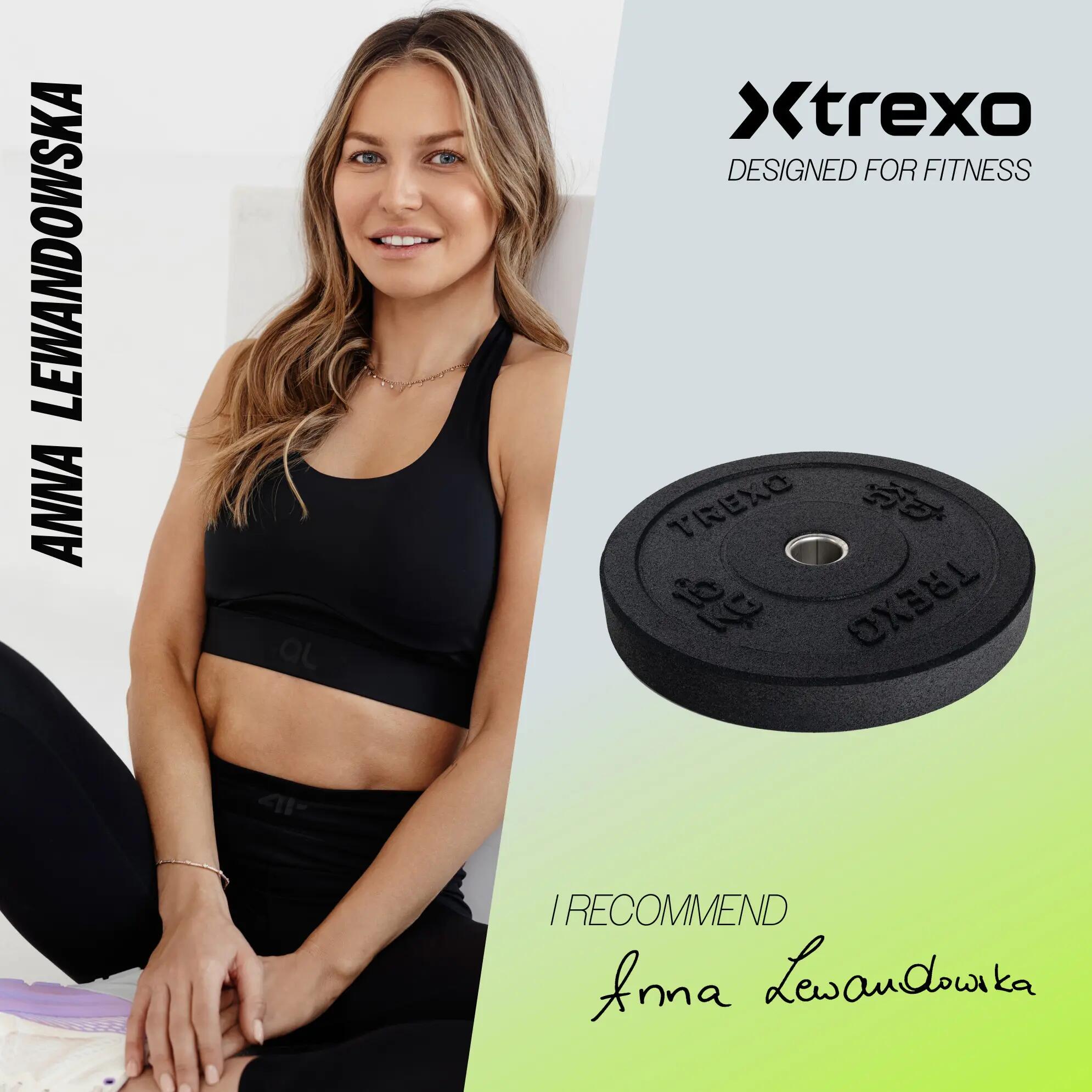 Discuri greutăți antrenament de forță disc bumper 10 kg, negru 2/7