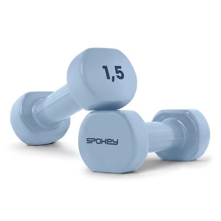 Hantle żeliwne winylowe hantelki do ćwiczeń 2 szt. Spokey Shape