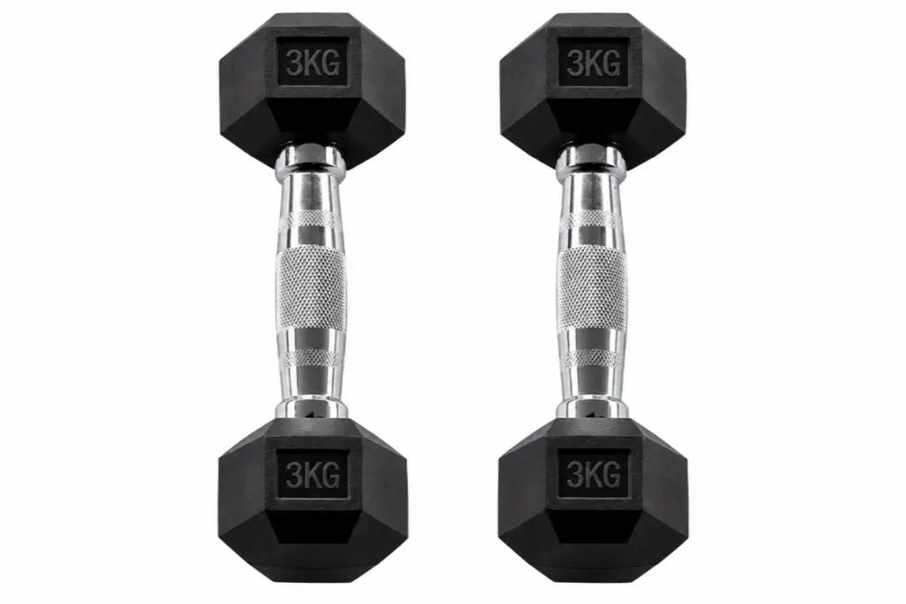 Hexagonale haltereseconjunto HEXRU3 para fitness e treino de força 4/4