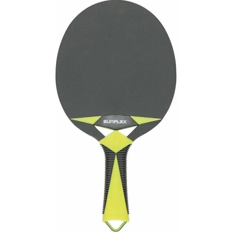 Sunflex Tischtennisplatte Outdoor blau + Netz + Tischtennisschläger + TT Bälle 2/5