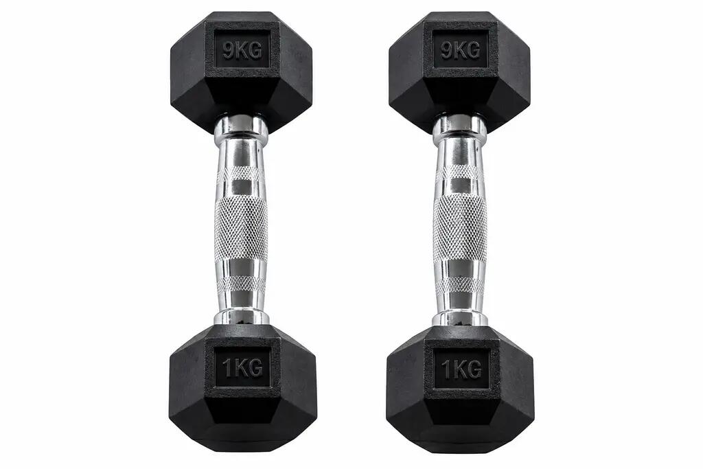 Hexagonale haltereseconjunto HEXRU1 para fitness e treino de força 4/4