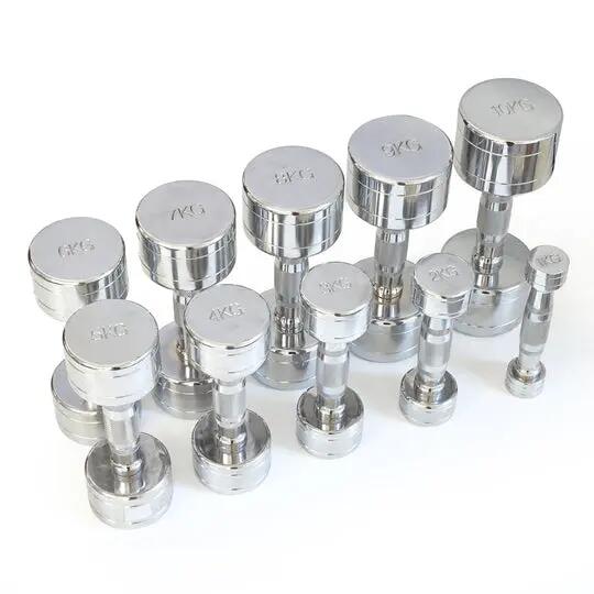 Set chromé mancuernas CHDU1-10 para fitness y entrenamiento de fuerza 5/5