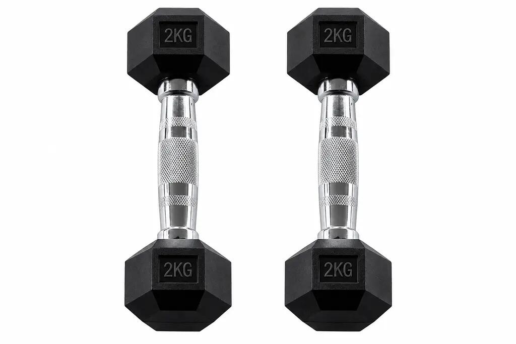 Hexagonale manubriet HEXRU2 per fitness e allenamento di forza 4/4