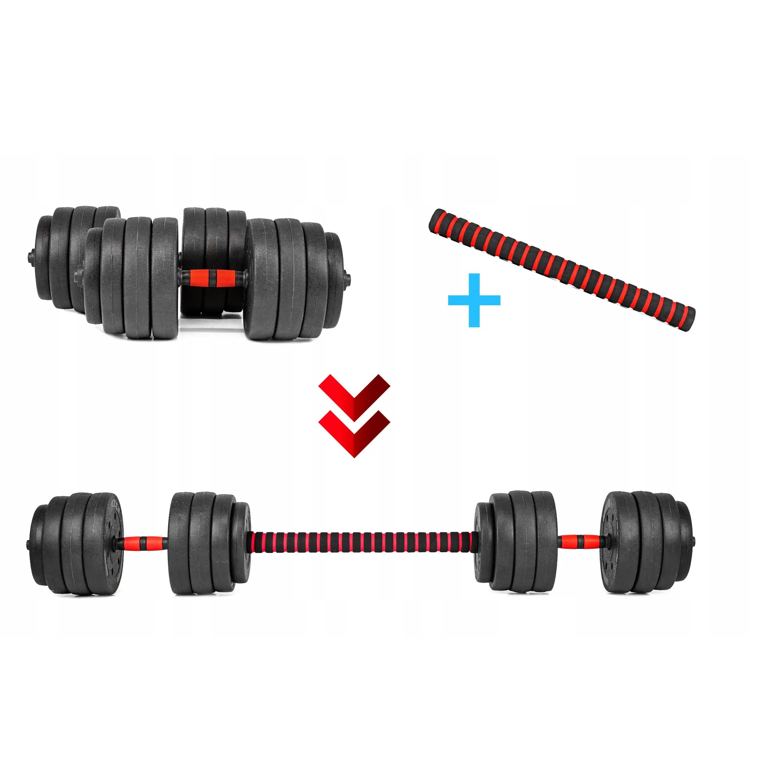 Hantle regulowane 6w1 sztanga kettlebell pompki Sapphire SG-1120K 2x20kg 7/8