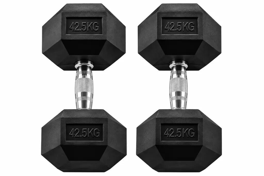 Hexagonale mancuernaset HEXRU42.5 para fitness y entrenamiento de fuerza 4/4