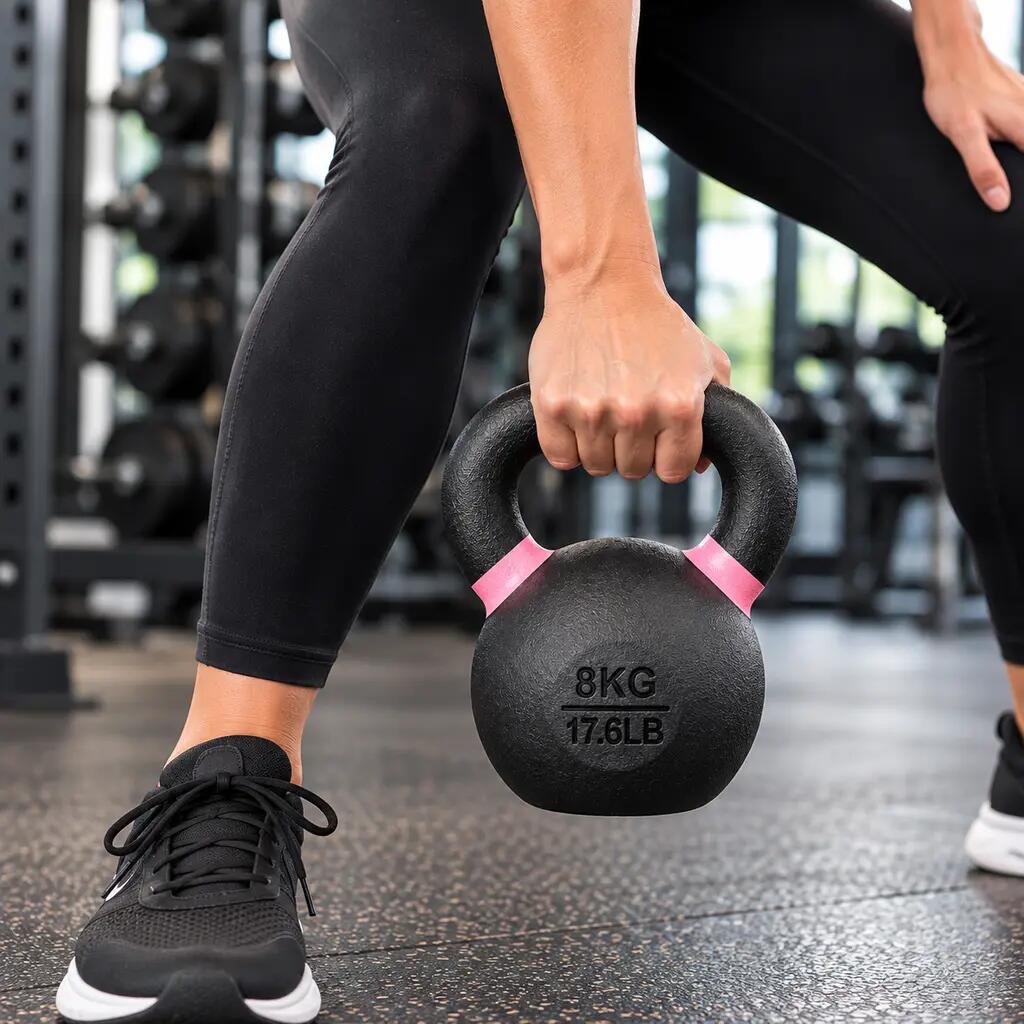 Kettlebells con poedercoating KBPO8 per fitness e allenamento di forza 4/4