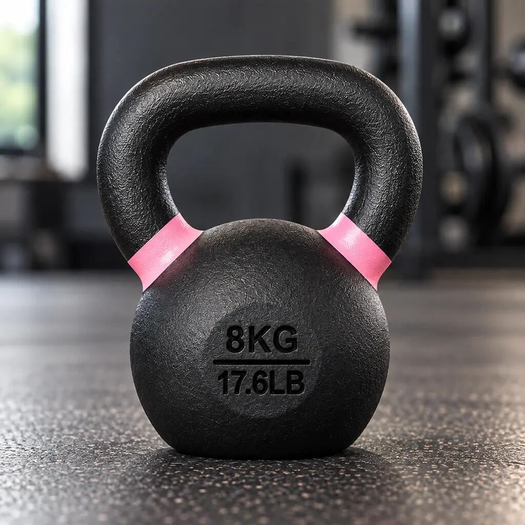 Kettlebells con poedercoating KBPO8 per fitness e allenamento di forza 3/4