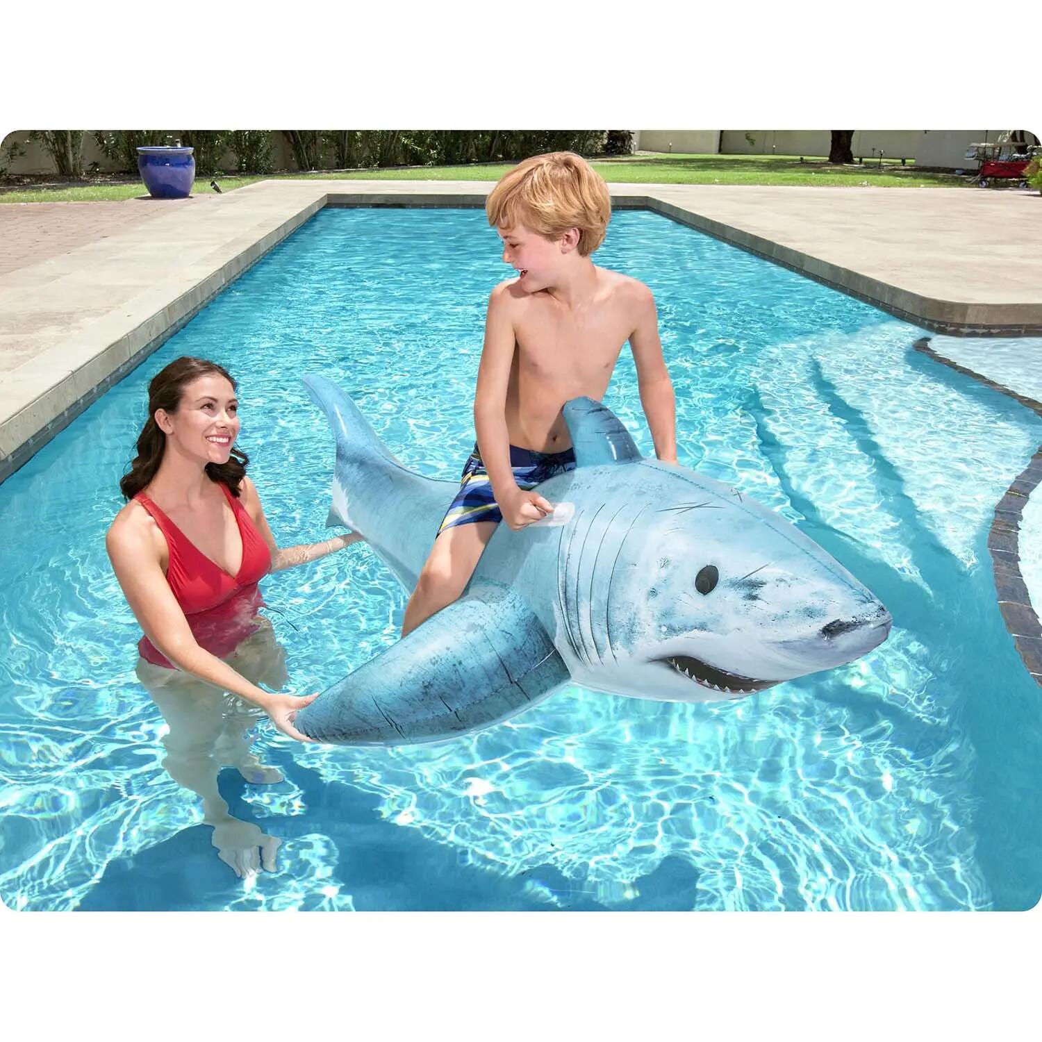 Tiburón hinchable Bestway 183x102 cm para piscina 7/8