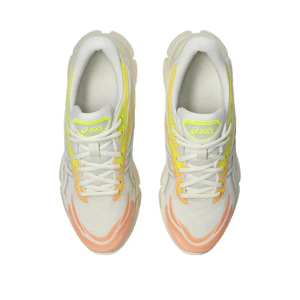 Lifestyle schoenen ASICS Gelquantum 360 VIII Paris Crème/Safety Yellow 2/6